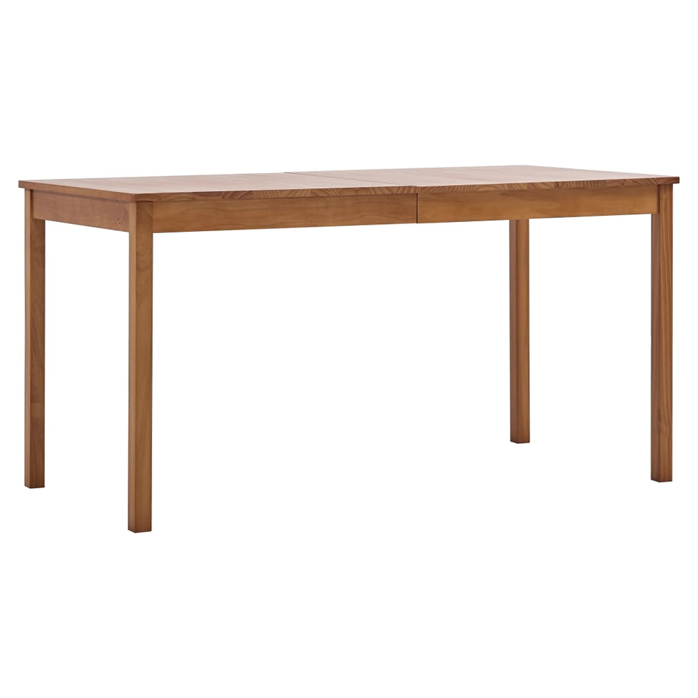 vidaXL Dining Table Honey Brown 140x70x73 cm vidaXL Pinewood - Uncategorized Dining Table