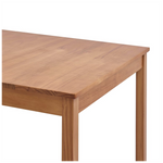 vidaXL Dining Table Honey Brown 140x70x73 cm vidaXL Pinewood - Uncategorized Dining Table