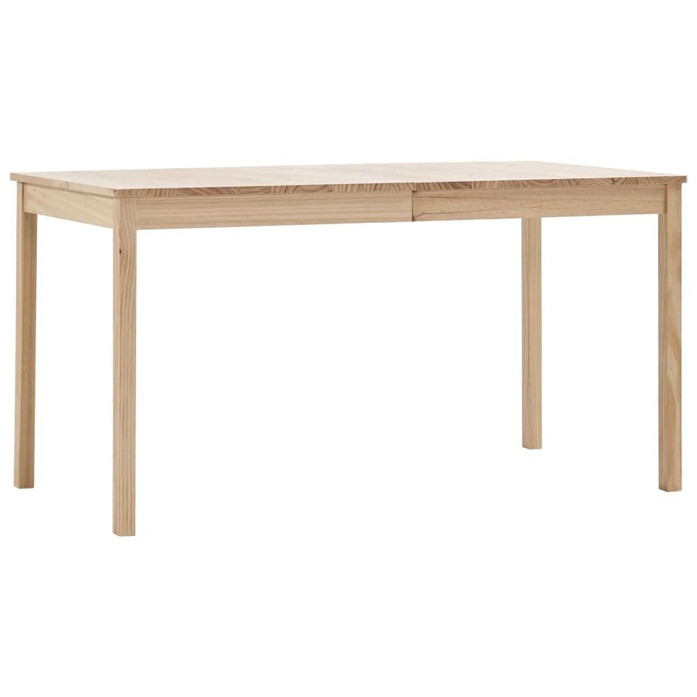 vidaXL Dining Table Honey Brown 140x70x73 cm vidaXL Pinewood - Uncategorized Dining Table