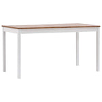 Dining Table Honey Brown 140x70x73 cm vidaXL Pinewood by vidaXL