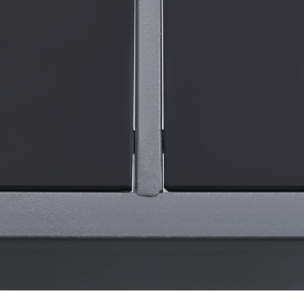 Outdoor Dining Table vidaXL Anthracite 150x90x74 cm Steel - Dining Table from vidaXL