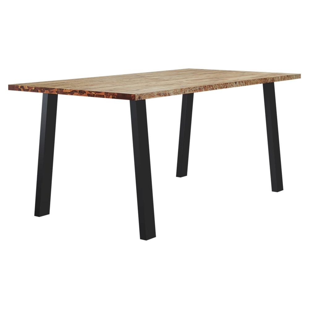 Dining Table 150x90x75 cm vidaXL Solid Wood Acacia - Dining Table from vidaXL