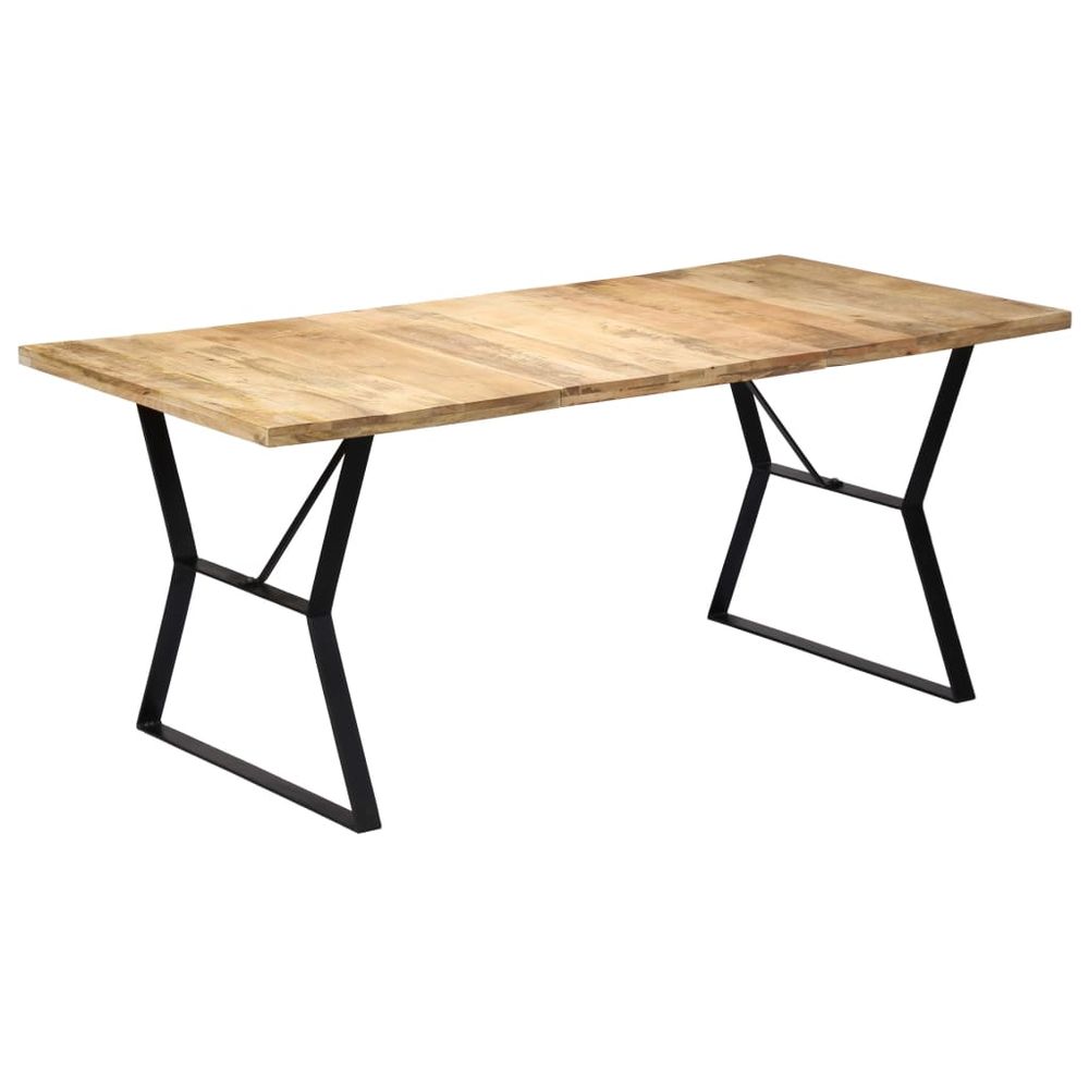 Dining Table 180x90x76 cm vidaXL Solid Mango Wood - Dining Table from vidaXL