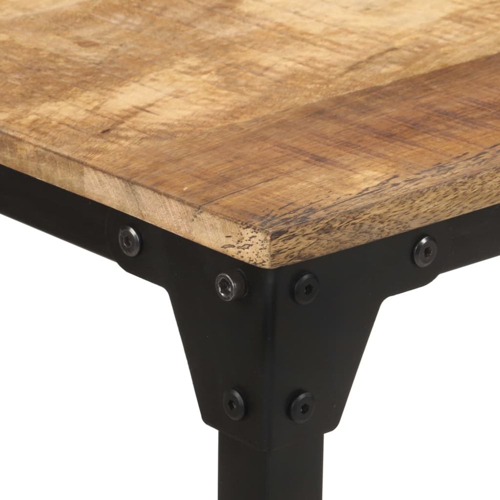 Dining Table 140x70x76 cm vidaXL Rough Mango Wood - Dining Table from vidaXL