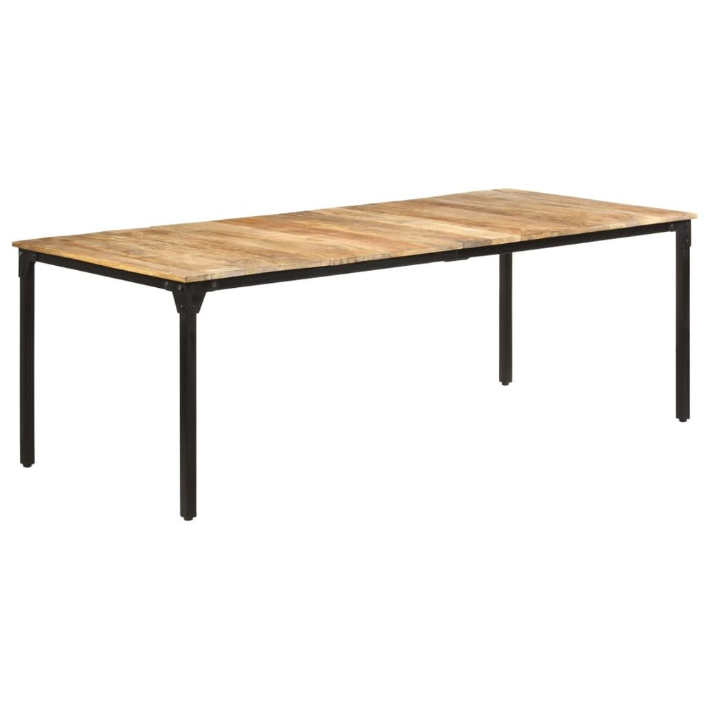 Dining Table 140x70x76 cm vidaXL Rough Mango Wood - Dining Table from vidaXL