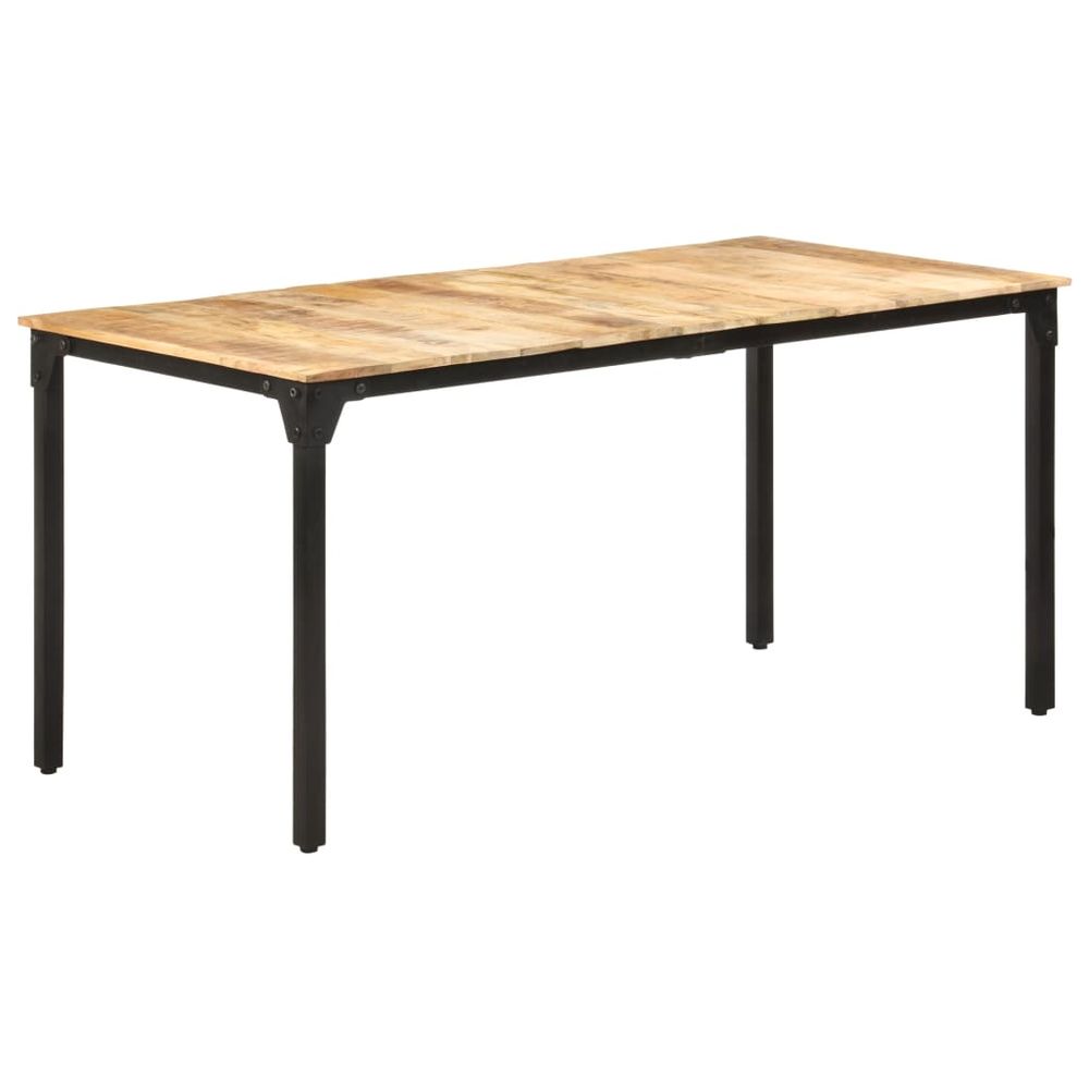 Dining Table 140x70x76 cm vidaXL Rough Mango Wood - Dining Table from vidaXL