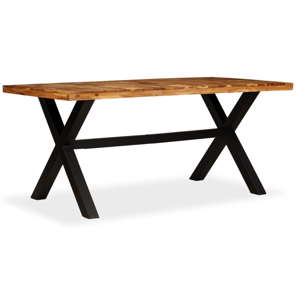 Dining Table Solid Acacia and Mango Wood vidaXL 180x90x76 cm - Dining Table from vidaXL