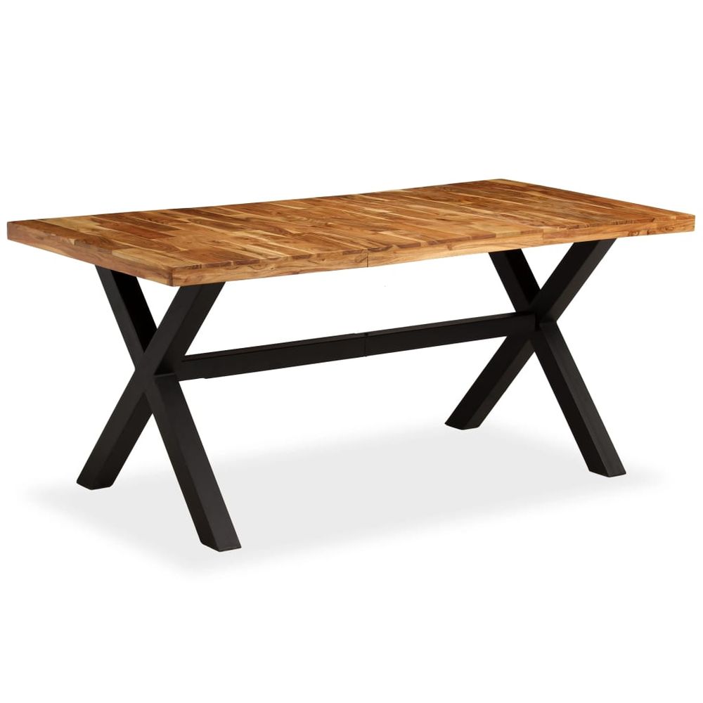 Dining Table Solid Acacia and Mango Wood vidaXL 180x90x76 cm - Dining Table from vidaXL