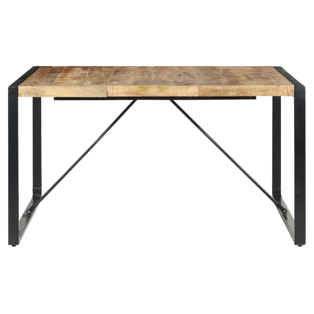 Dining Table 140x140x75 cm vidaXL Rough Mango Wood - Dining Table from vidaXL