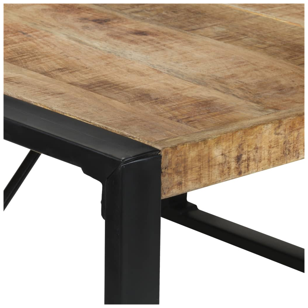 Dining Table 140x140x75 cm vidaXL Rough Mango Wood - Dining Table from vidaXL
