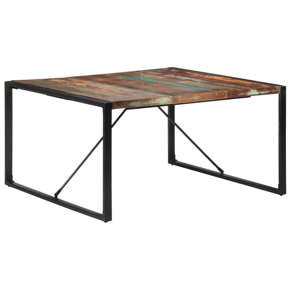 Dining Table 140x140x75 cm vidaXL Rough Mango Wood - Dining Table from vidaXL