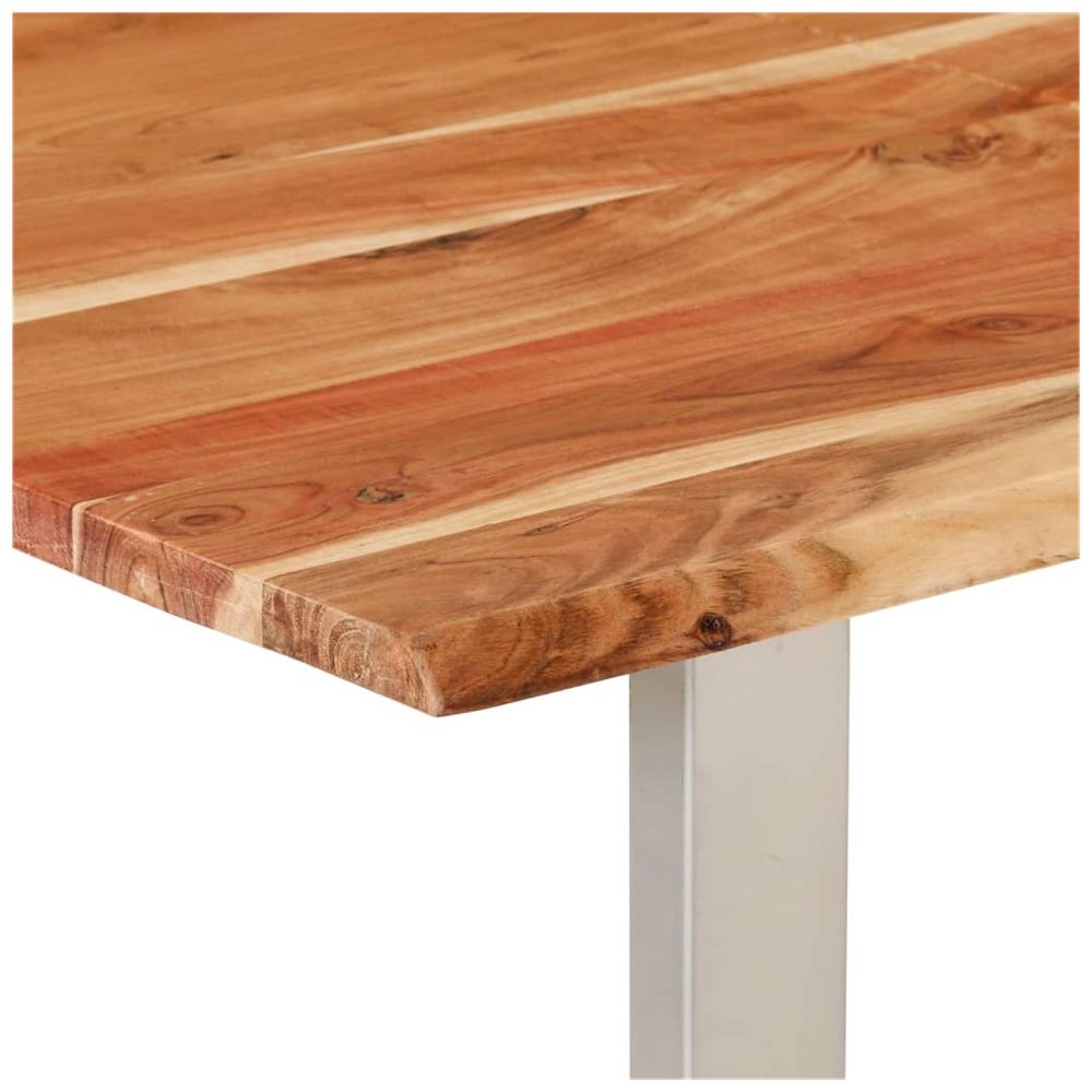 Dining Table 140x70x76 cm vidaXL Solid Wood Acacia - Dining Table from vidaXL
