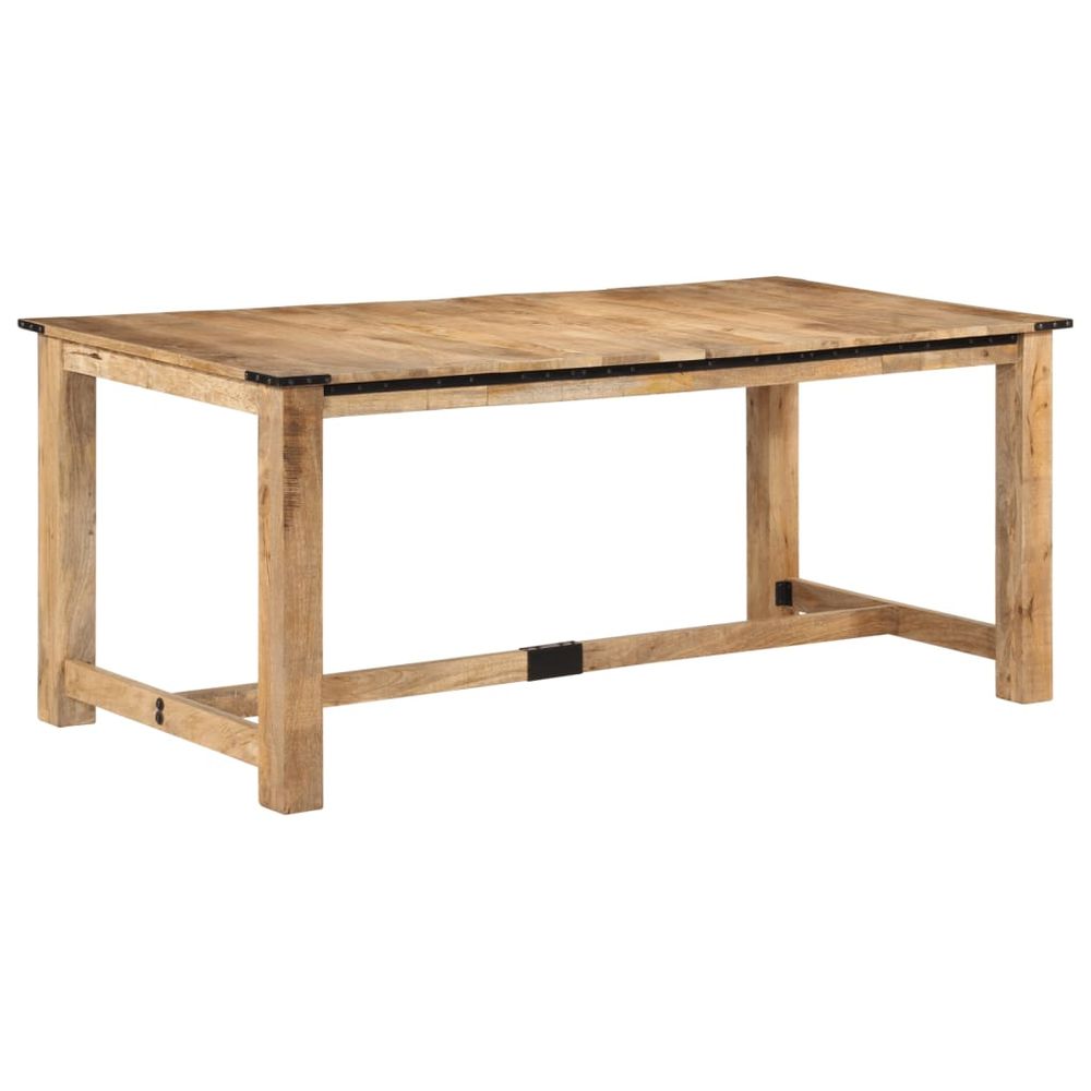 Dining Table 180x90x75 cm vidaXL Solid Wood Mango - Dining Table from vidaXL