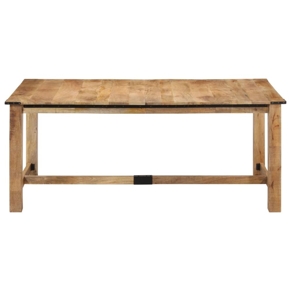 Dining Table 180x90x75 cm vidaXL Solid Wood Mango - Dining Table from vidaXL