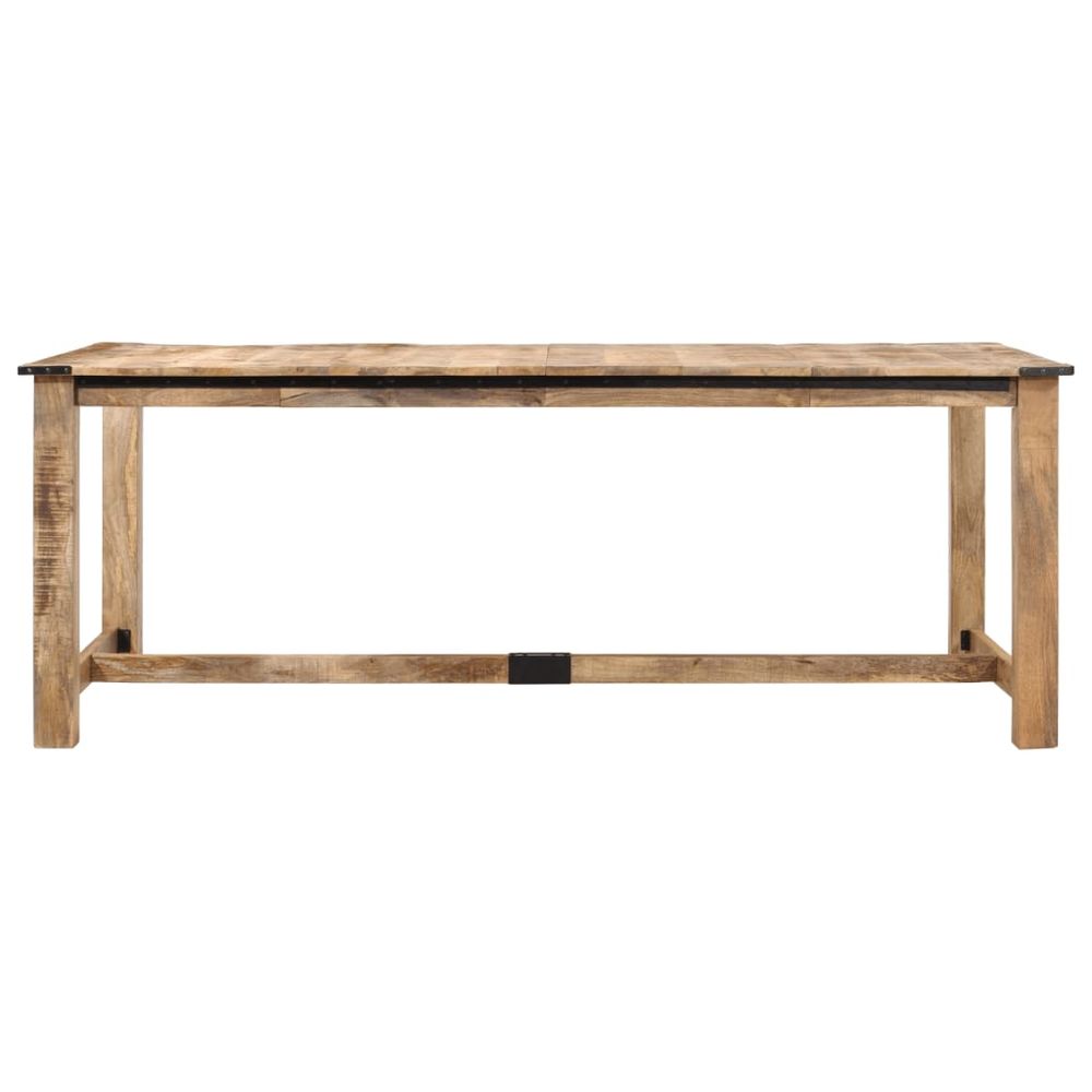 Dining Table 200x100x75 cm vidaXL Solid Wood Mango - Dining Table from vidaXL