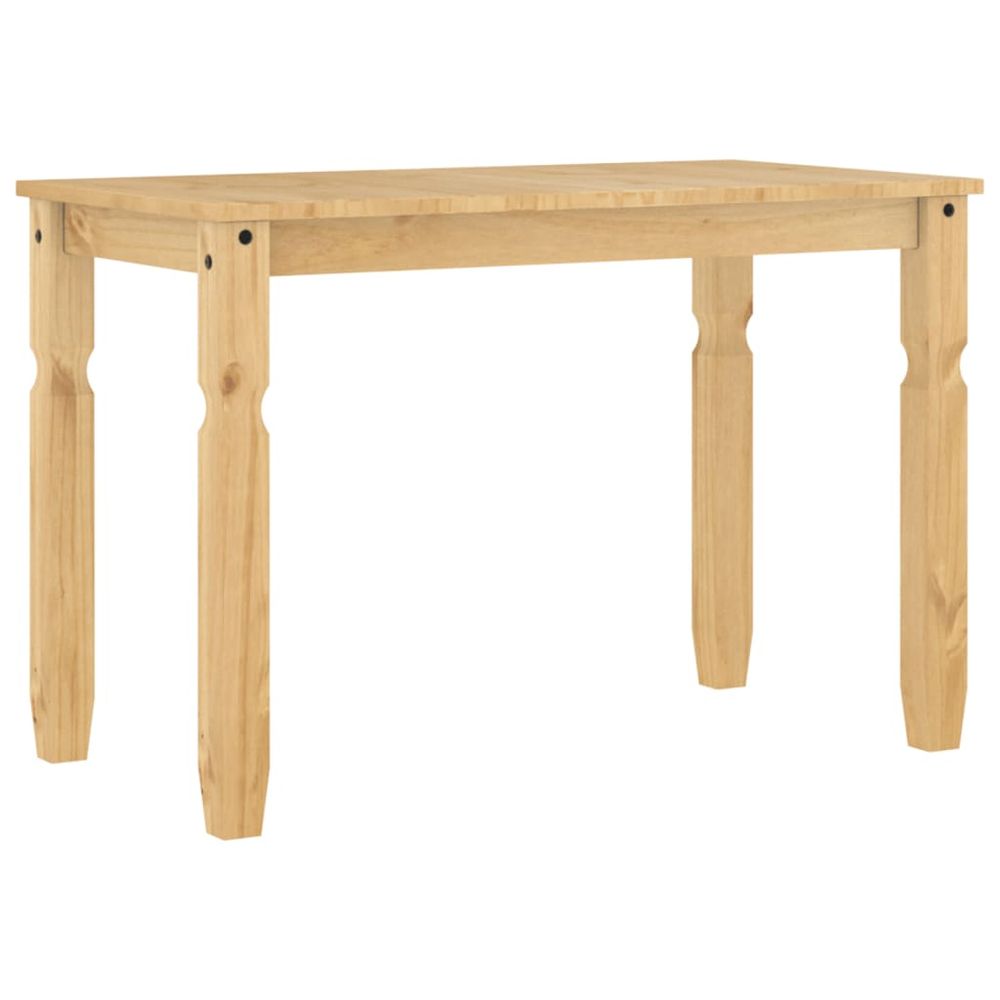 Dining Table Corona 112x60x75 cm vidaXL Solid Wood Pine - Dining Table from vidaXL