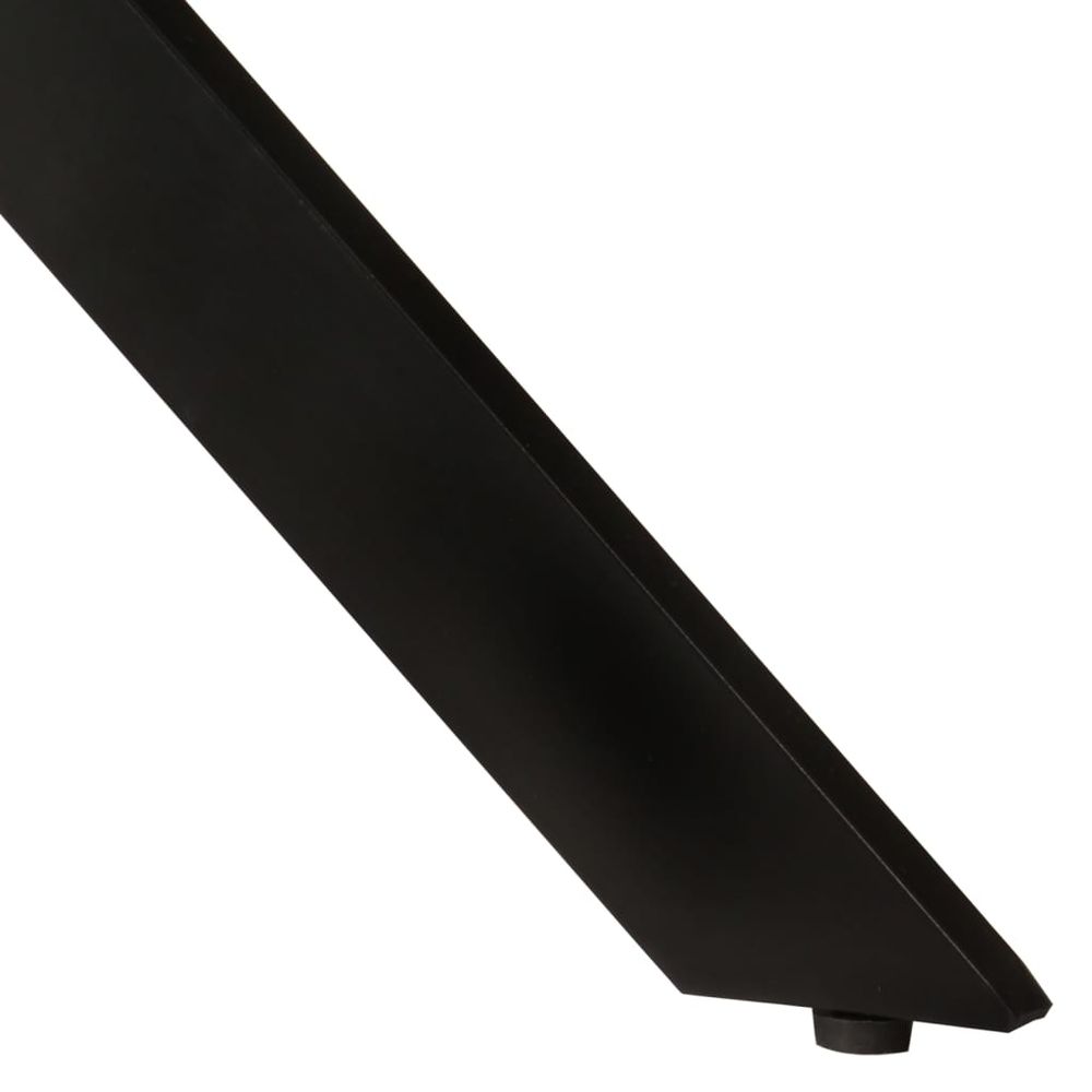 Dining Table Ø110x78 cm vidaXL Solid Wood Reclaimed and Steel - Dining Table from vidaXL