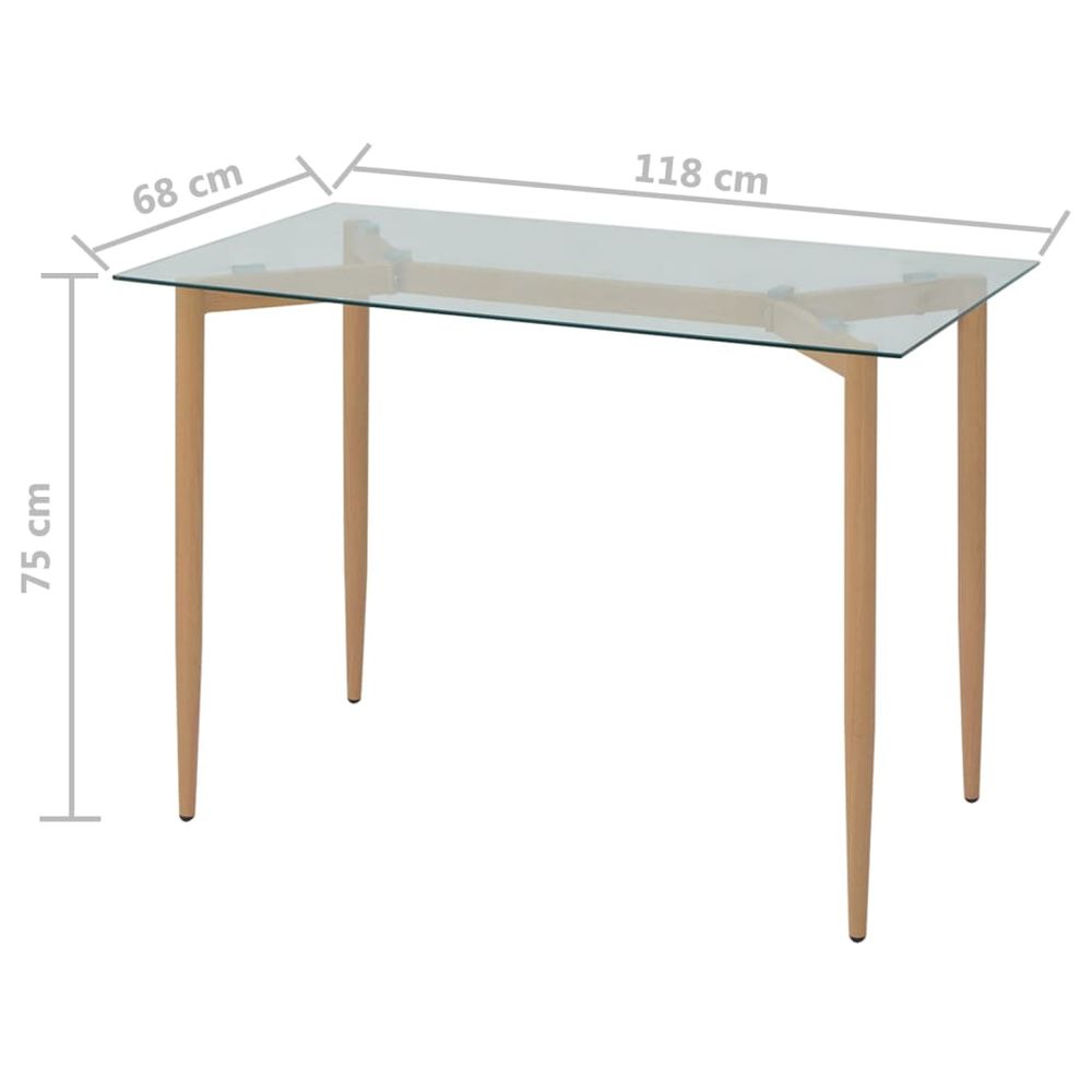 Dining Table vidaXL 118x68x75 cm - Dining Table from vidaXL