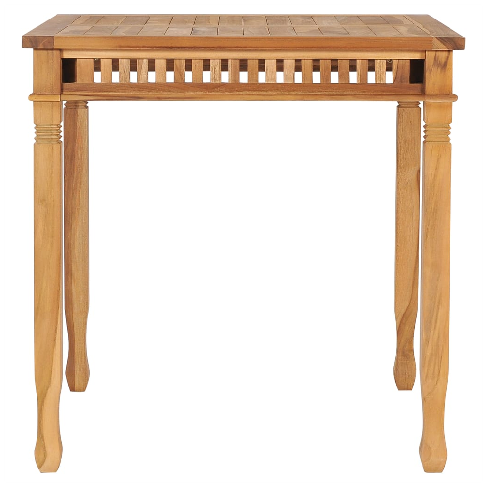 Garden Dining Table vidaXL 80x80x80 cm Solid Teak Wood - Dining Table from vidaXL