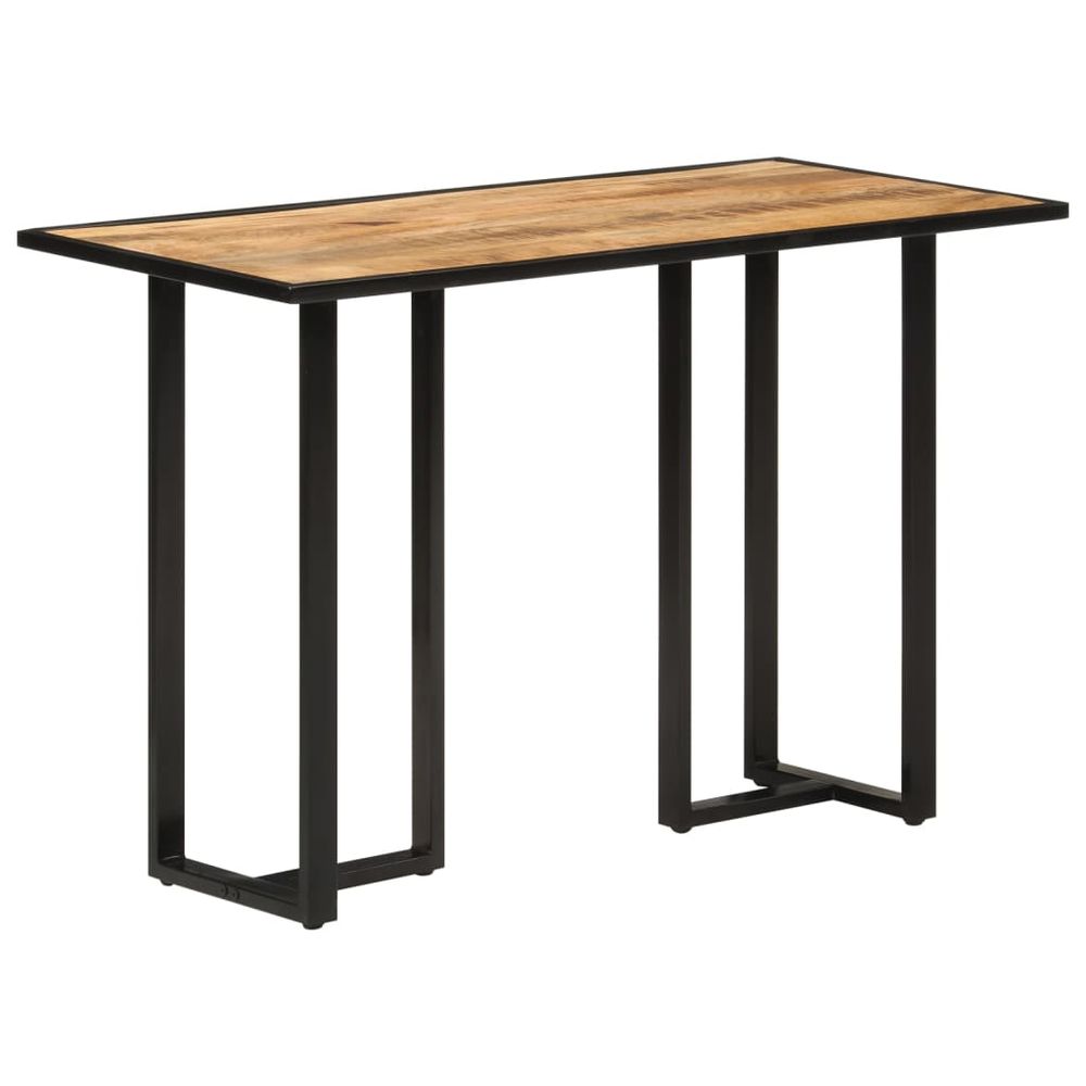Dining Table 110x55x75.5 cm vidaXL Solid Wood Mango - Dining Table from vidaXL
