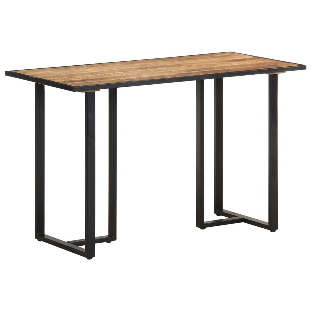 Dining Table 110x55x75.5 cm vidaXL Solid Wood Mango - Dining Table from vidaXL