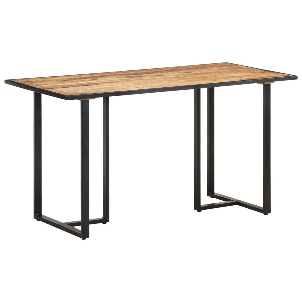 Dining Table 110x55x75.5 cm vidaXL Solid Wood Mango - Dining Table from vidaXL