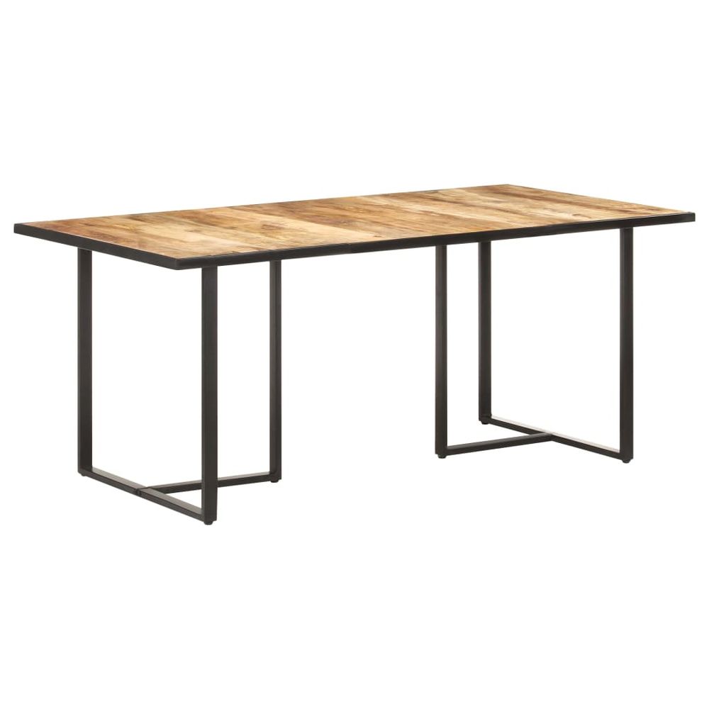 Dining Table 110x55x75.5 cm vidaXL Solid Wood Mango - Dining Table from vidaXL