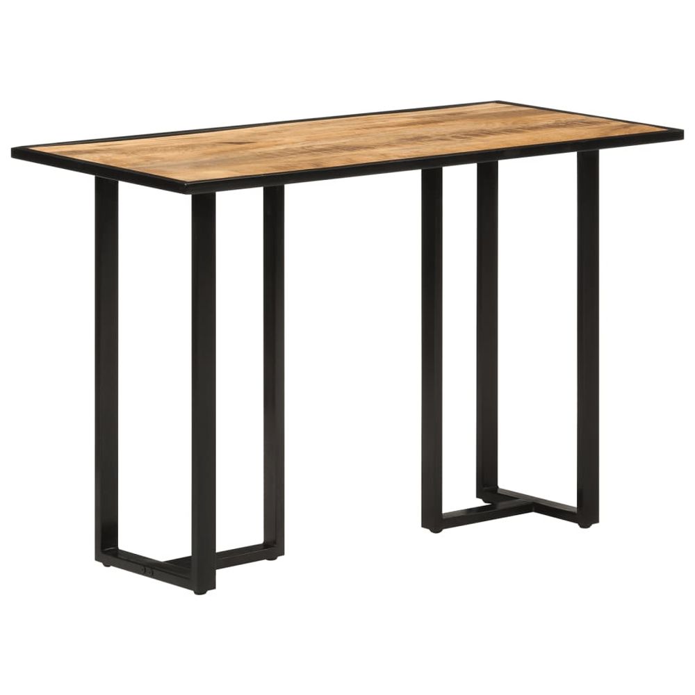 Dining Table 110x55x75.5 cm vidaXL Solid Wood Mango - Dining Table from vidaXL
