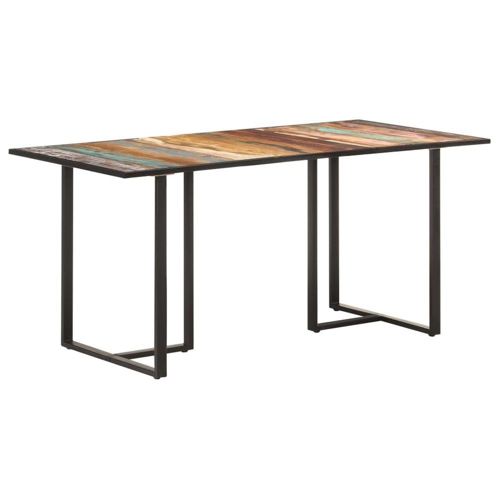 Dining Table 110x55x75.5 cm vidaXL Solid Wood Mango - Dining Table from vidaXL