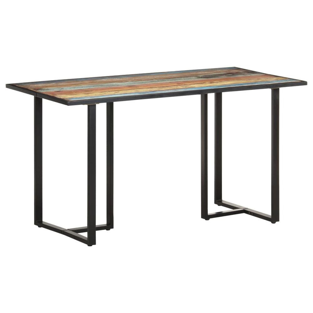 Dining Table 110x55x75.5 cm vidaXL Solid Wood Mango - Dining Table from vidaXL