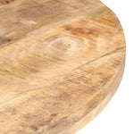 Dining Table 80 cm vidaXL Rough Mango Wood - Dining Table from vidaXL