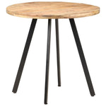 Dining Table 80 cm vidaXL Rough Mango Wood - Dining Table from vidaXL