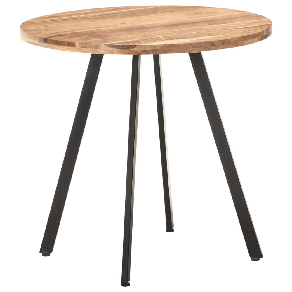 Dining Table 80 cm vidaXL Rough Mango Wood - Dining Table from vidaXL