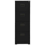 vidaXL vidaXL Filing Cabinet White 46x62x72.5 cm Steel - Uncategorized Filing Cabinet