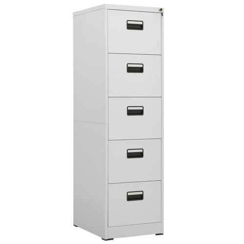 vidaXL Filing Cabinet White 46x62x72.5 cm Steel - Filing Cabinet from vidaXL