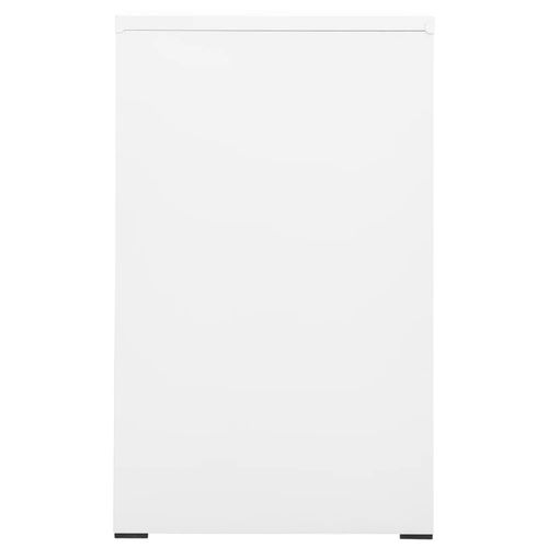 vidaXL Filing Cabinet White 46x62x72.5 cm Steel - Filing Cabinet from vidaXL