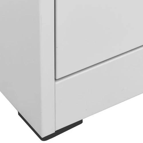 vidaXL vidaXL Filing Cabinet White 46x62x72.5 cm Steel - Uncategorized Filing Cabinet