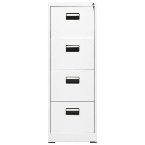 vidaXL Filing Cabinet White 46x62x72.5 cm Steel by vidaXL