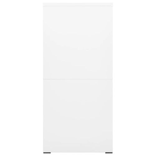 vidaXL Filing Cabinet White 46x62x72.5 cm Steel - Filing Cabinet from vidaXL