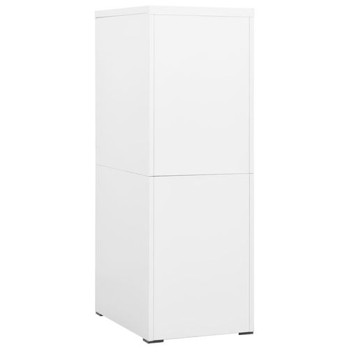vidaXL Filing Cabinet White 46x62x72.5 cm Steel - Filing Cabinet from vidaXL