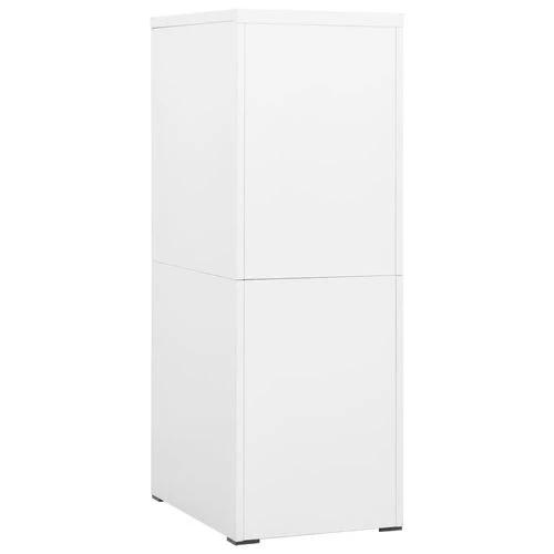 vidaXL Filing Cabinet White 46x62x72.5 cm Steel by vidaXL