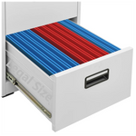 vidaXL vidaXL Filing Cabinet White 46x62x72.5 cm Steel - Uncategorized Filing Cabinet