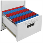 vidaXL vidaXL Filing Cabinet White 46x62x72.5 cm Steel - Uncategorized Filing Cabinet