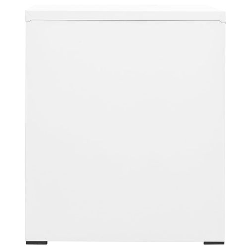 vidaXL Filing Cabinet White 46x62x72.5 cm Steel - Filing Cabinet from vidaXL