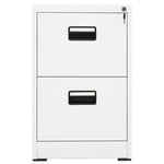 vidaXL vidaXL Filing Cabinet White 46x62x72.5 cm Steel - Uncategorized Filing Cabinet