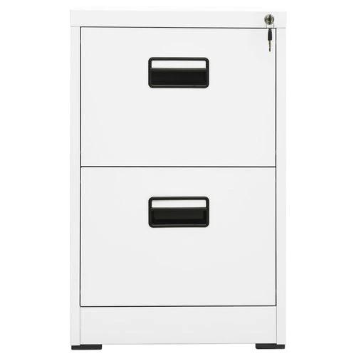 vidaXL vidaXL Filing Cabinet White 46x62x72.5 cm Steel - Uncategorized Filing Cabinet