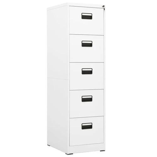 vidaXL Filing Cabinet White 46x62x72.5 cm Steel by vidaXL