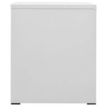 vidaXL vidaXL Filing Cabinet White 46x62x72.5 cm Steel - Uncategorized Filing Cabinet