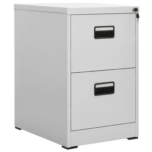 vidaXL Filing Cabinet White 46x62x72.5 cm Steel - Filing Cabinet from vidaXL