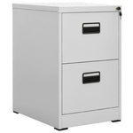 vidaXL vidaXL Filing Cabinet White 46x62x72.5 cm Steel - Uncategorized Filing Cabinet